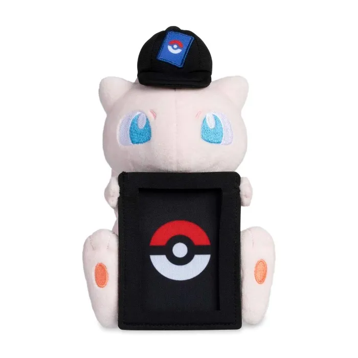 Pokemon card holder - mew plushie