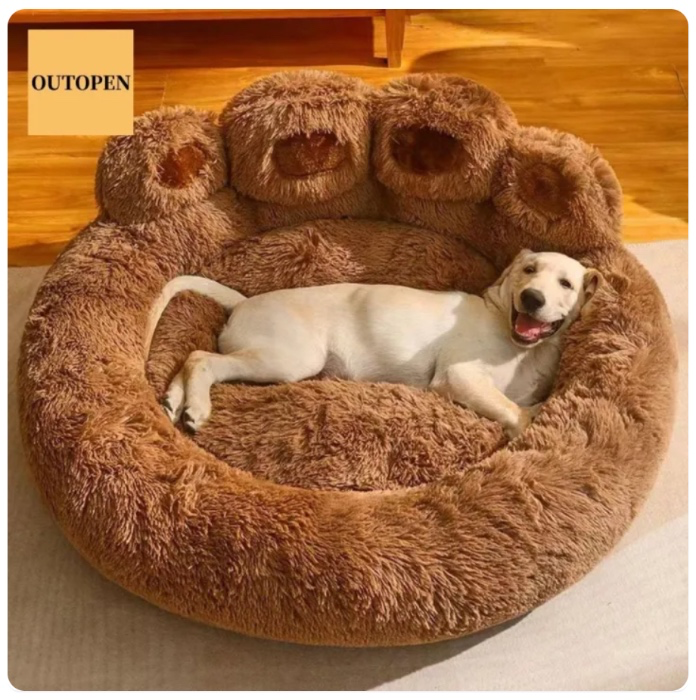 OUTOPEN - Cute Bear Paw Pet Sofa