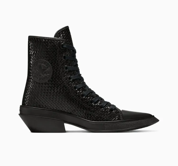 Chuck 70 De Luxe Pointed Platform Woven Leather