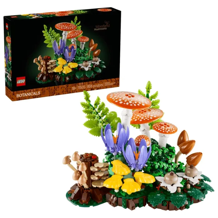 Woodland Mushrooms Lego Set