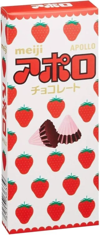 Meiji Apollo Strawberry Chocolate