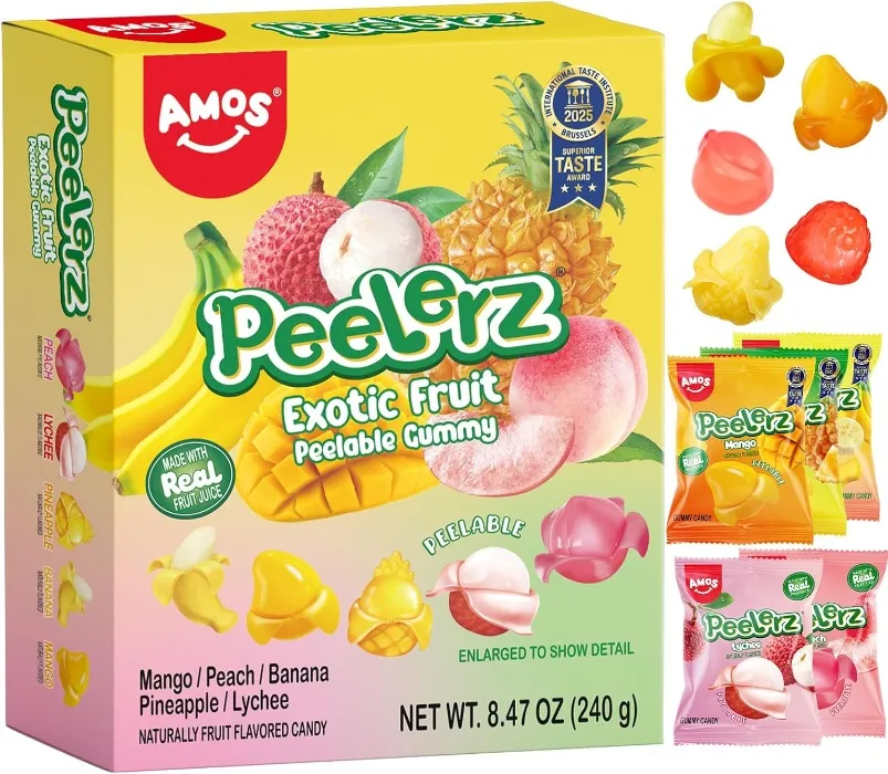 Peelerz Exotic Fruit Peelable Gummy Candy