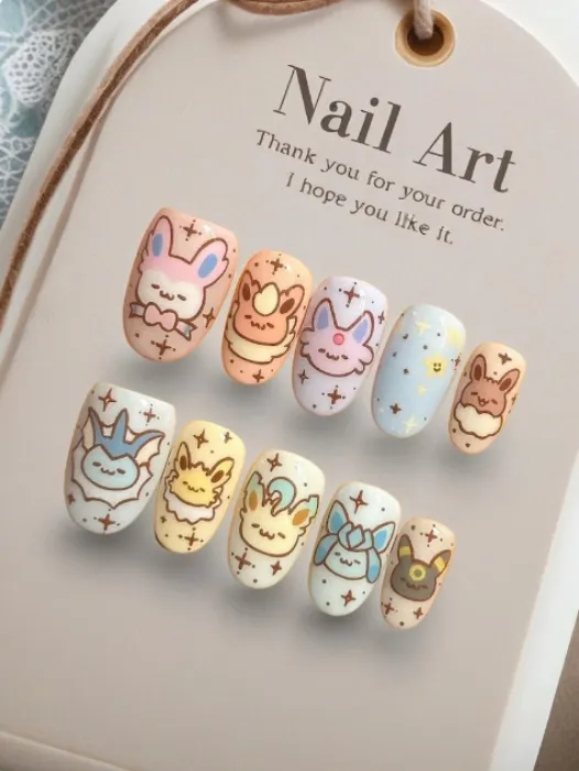 eeveelution nails