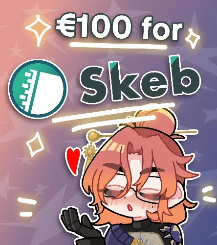 €100 for Skeb commissions