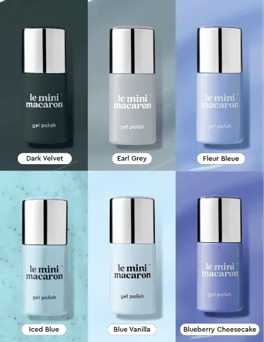 Nail polish Set - Blue & Grey