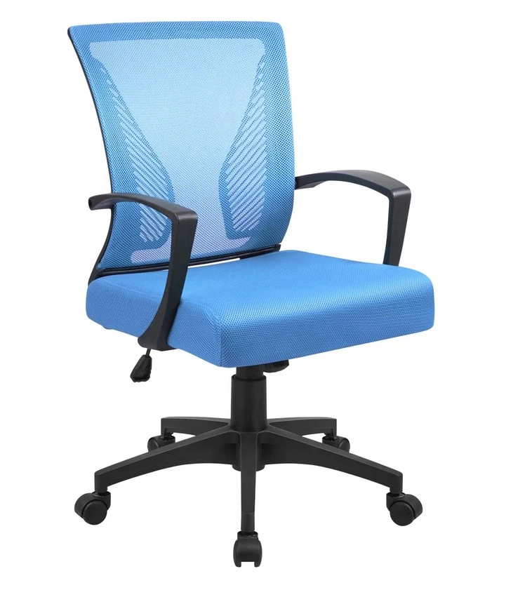 Furmax Ergonomic Mesh Chair with Armrest, Blue