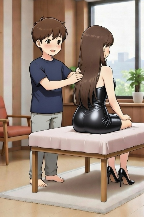 Virtual back massage 
