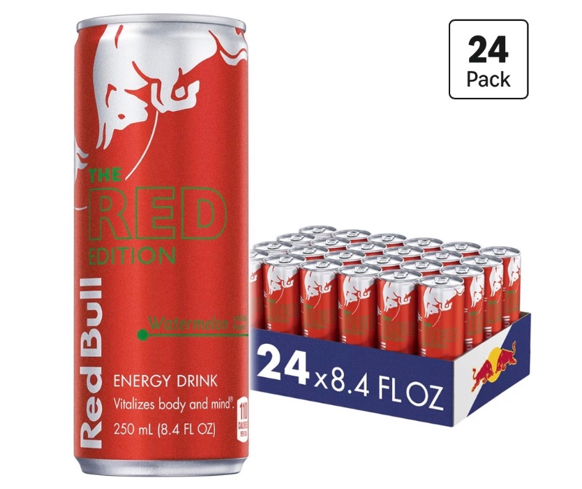 Red Bull Energy Drink | contains caffeine, taurine, B-vitamins, sugar, and water, 8.4 fl oz, pack of 24 cans - 8.4 Fl Oz, 24pk