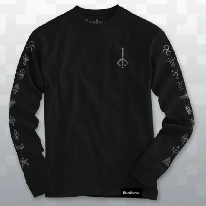 Caryll Runes Long-Sleeved Shirt | Unisex L / Black