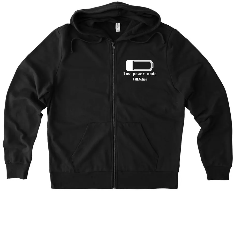 Low Power Mode Zip-Up Hoodie