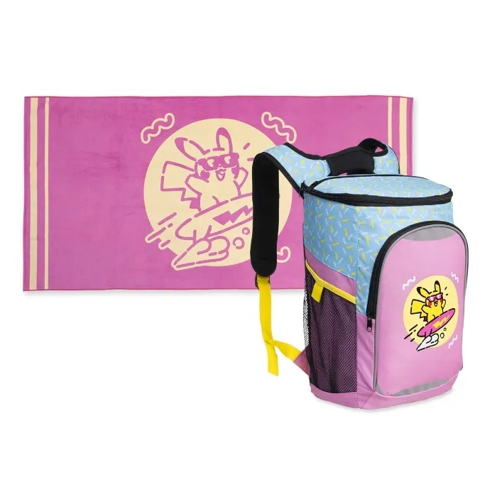 Pokémon Lazy Summer Backpack Cooler & Beach Towel Bundle