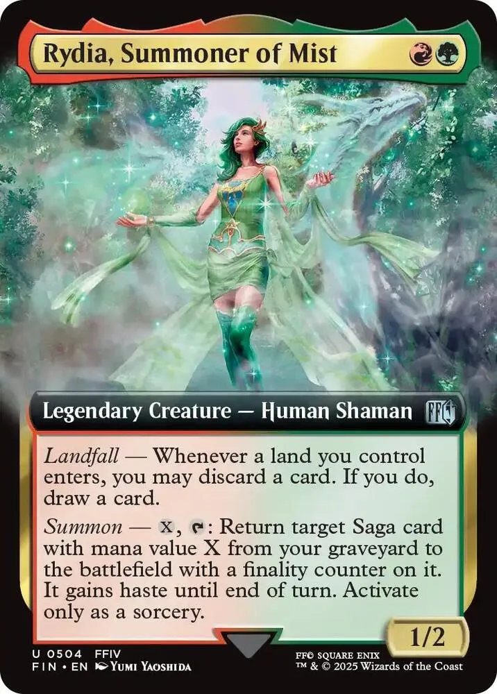 Rydia, Summoner of Mist (Extended Art) [Near Mint Foil]