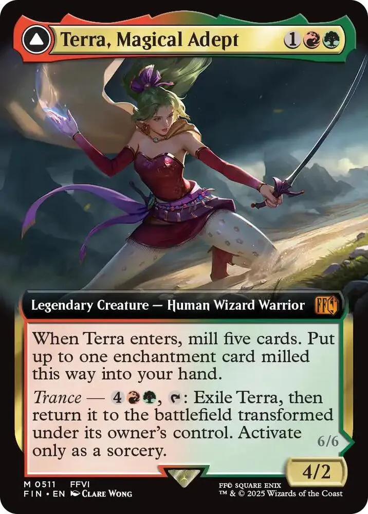 Terra, Magical Adept (Extended Art) [Near Mint Foil]