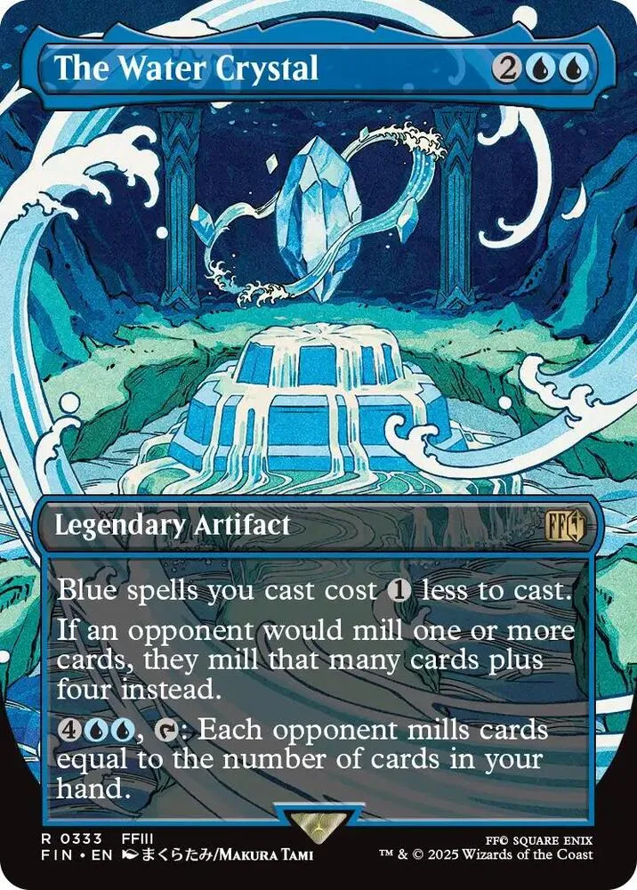 The Water Crystal (Borderless) [Near Mint Foil]