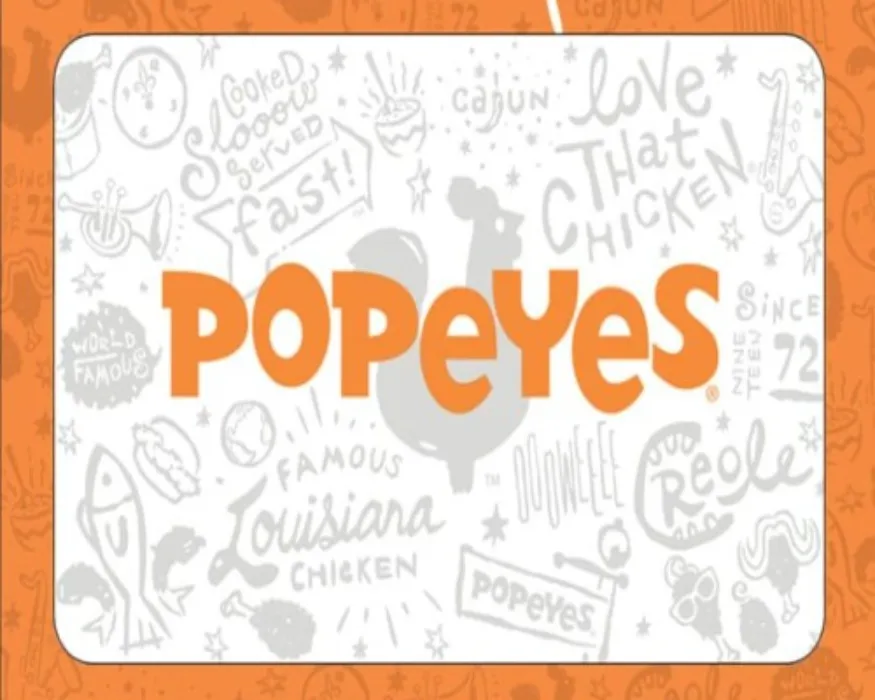 $15 Popeyes Gift Card