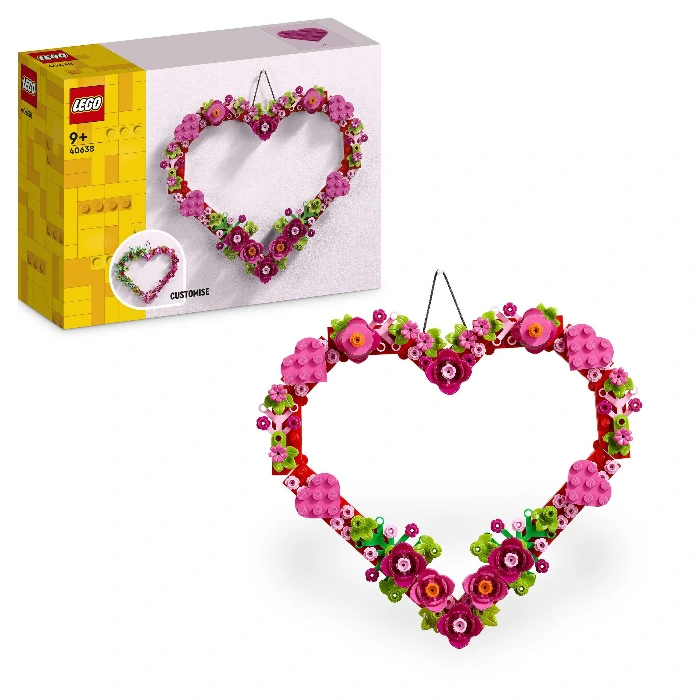 LEGO Heart Ornament