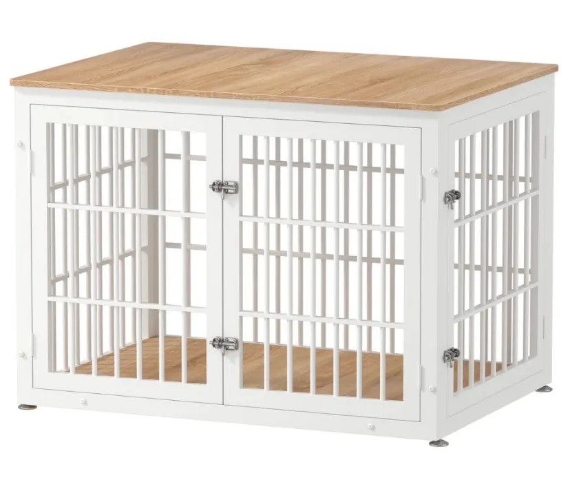 Tucker Murphy Pet™ Heavy Duty Dog Crate Furniture, Decorative Pet House End Table, Wooden Cage Kennel Furniture Indoor