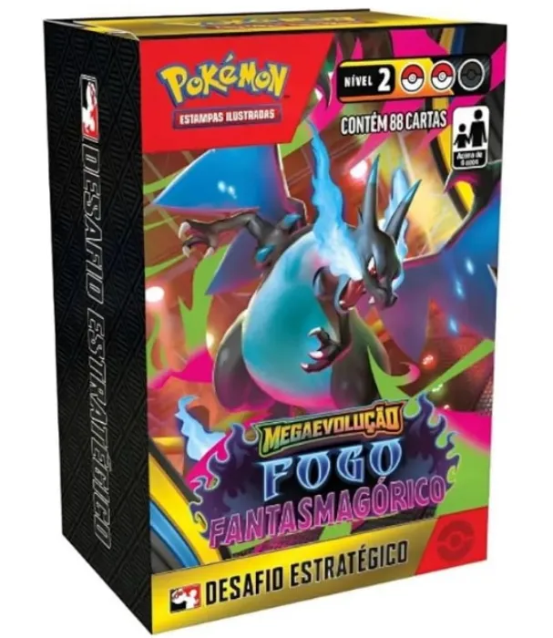 Desafio Estratégico Pokémon Me02 Fogo Fantasmagórico | Amazon.com.br