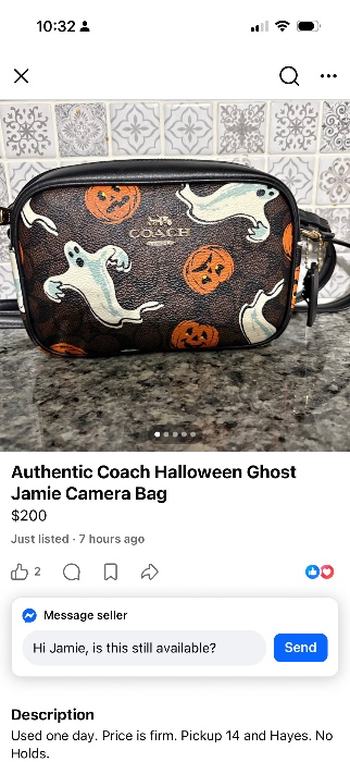 Coach Halloween Bag