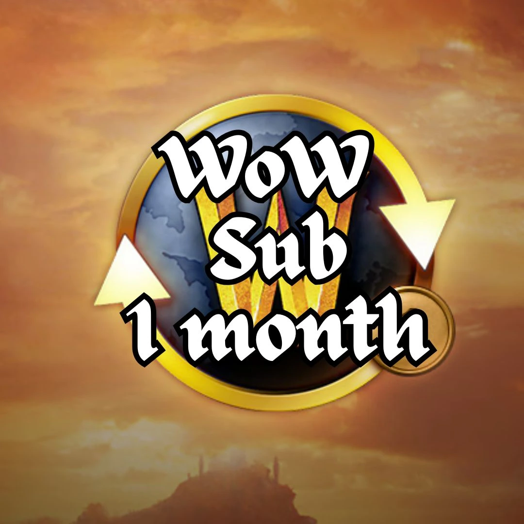 1 Month WoW Sub
