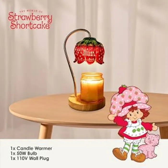 Strawberry Candle Warmer Table Lamp 