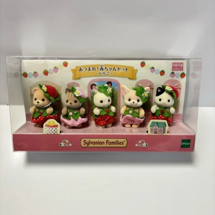 STRAWBERRY COSTUME BABIES SET Epoch Japan Sylvanian Families | Default Title