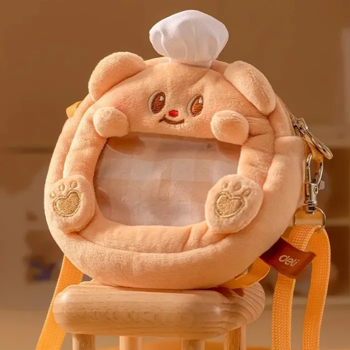 Butterbear Plush Crossbody Bag