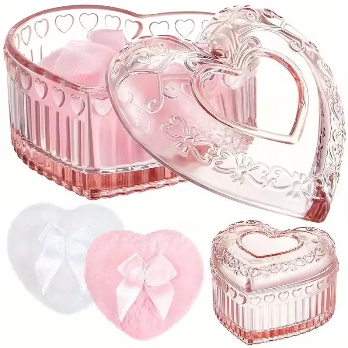 Powder Puffs and Powder Container