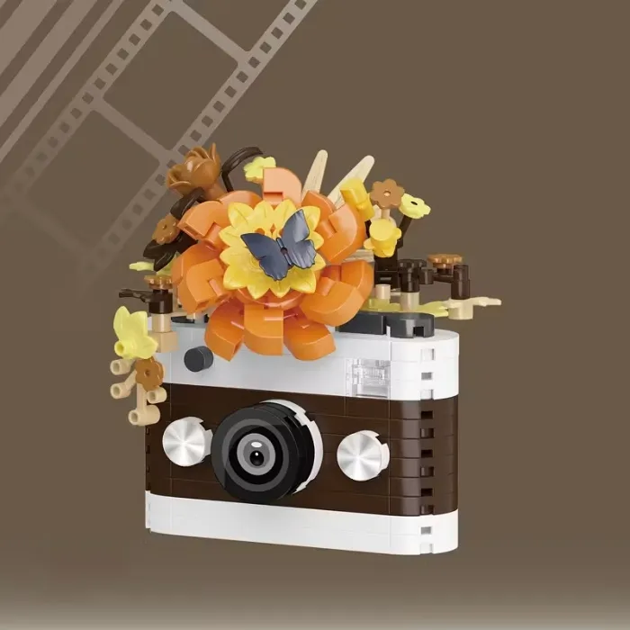 Building Block Camera Desktop Ornament