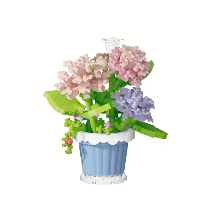 Succulent Flower Potted Building Blocks