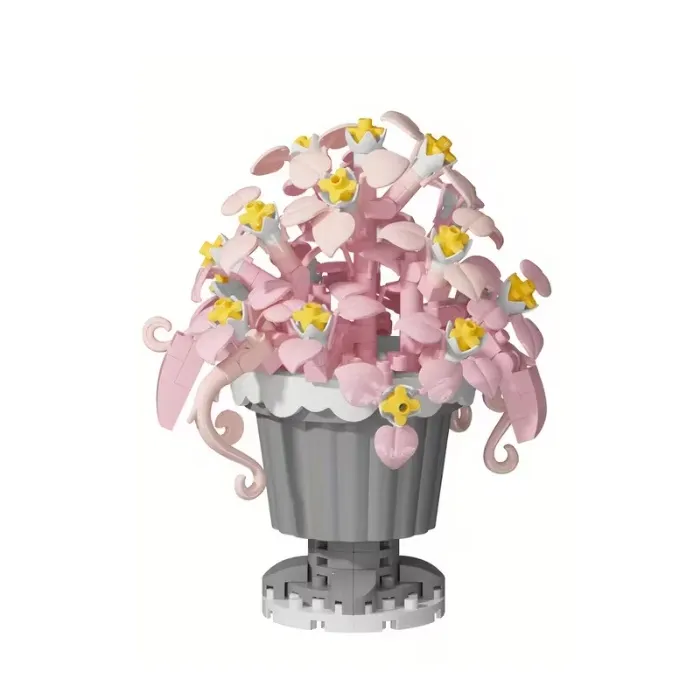 Succulent Flower Potted Building Blocks