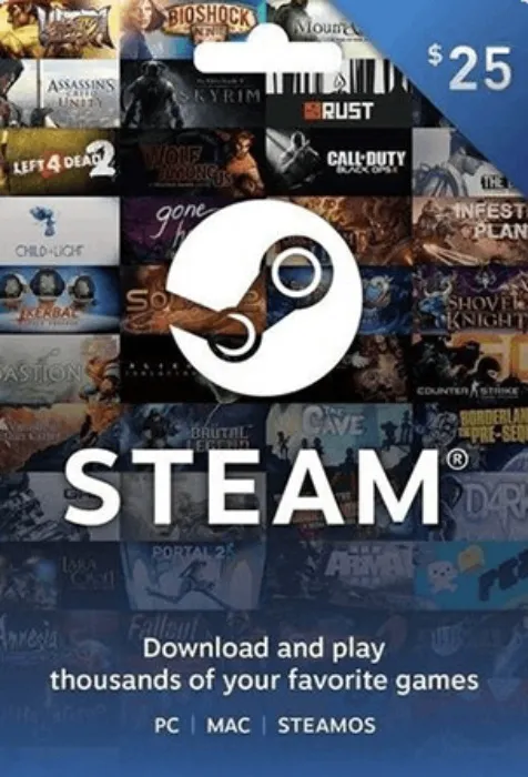 25€ Steam Gift Card