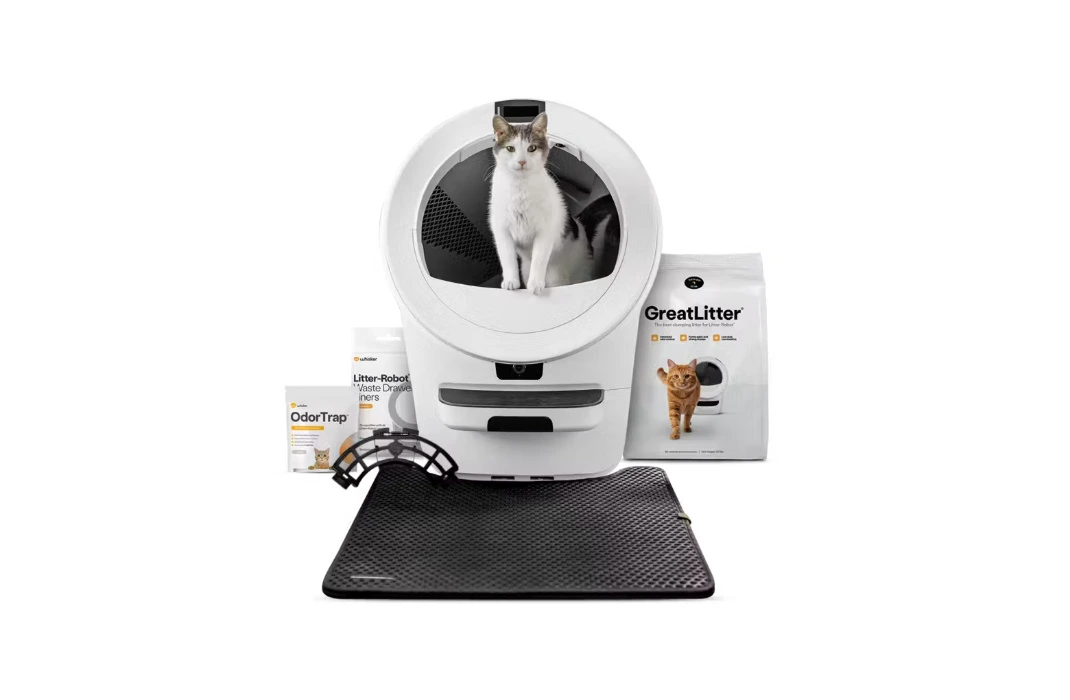 Litter-Robot® 5 Pro Starter Bundle in White