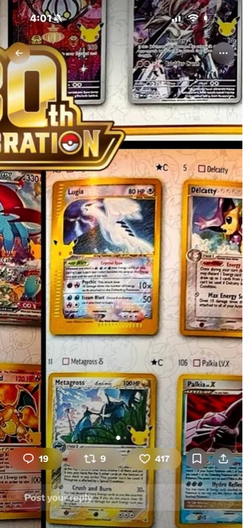 30th celebrations pokemon cards funds