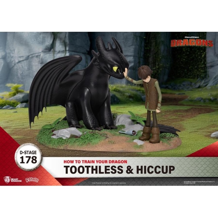 How to Train Your Dragon Toothless & Hiccup Figurine