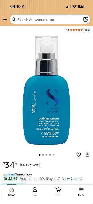 Alfaparf Milano Semi di Lino Curls Defining Cream - for Wavy and Curly Hair - Hydrates, Provides Humidity Protection, and Frizz Control - 4.2 oz : Amazon.com.au: Beauty