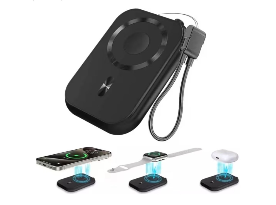 10000mAh Magnetic Wireless Power Bank, 15W Fast Wireless Charger & 20W PD Wired Portable Charger with LED Display, Travel Essentials Battery Pack for iPhone 16/15/14/13/12 Series,Watch, AirPods: Portable Power Banks: Amazon.com.au
