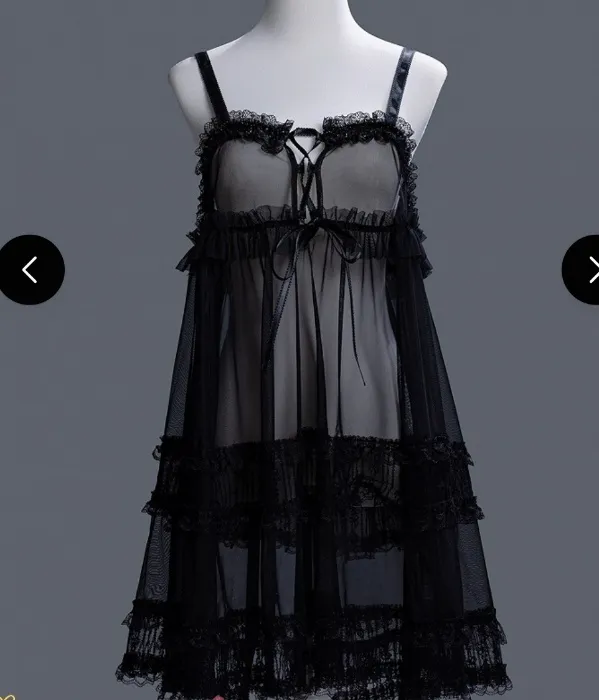 Jirai Kei Mesh Dress