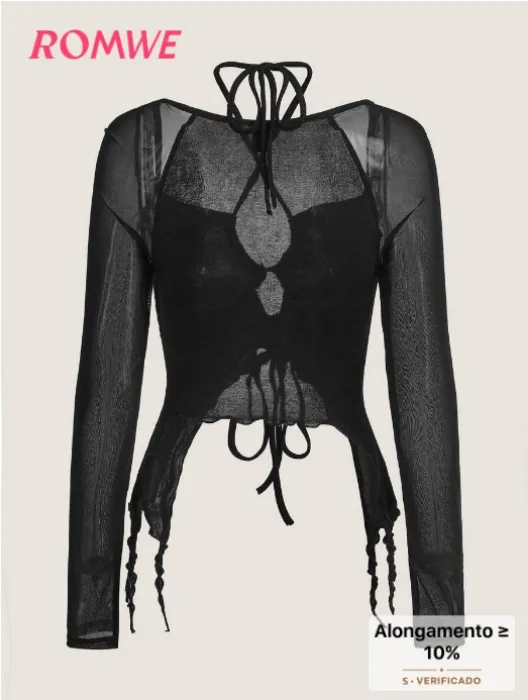 ROMWE PUNK Grunge Tops  | SHEIN