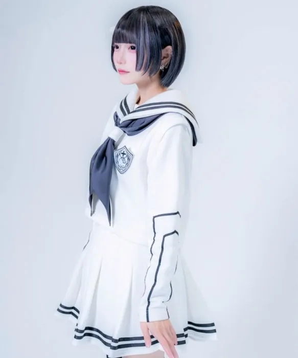  Re:CRYPT Sailor Suit with Emblem Patch / [4-Piece Set]