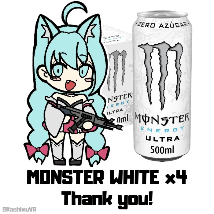 Monster White x4