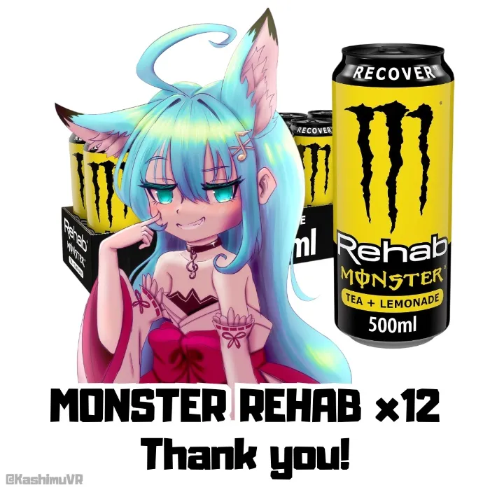 Monster Rehab Lemonade x12