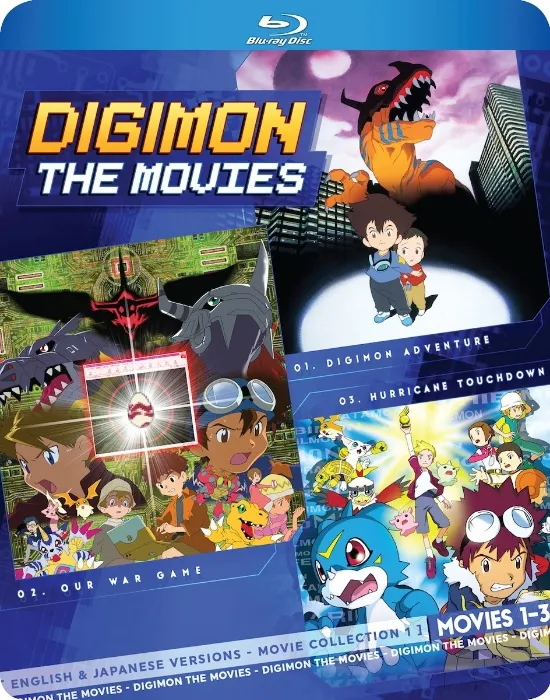 Digimon The Movies 1-3 Blu-ray