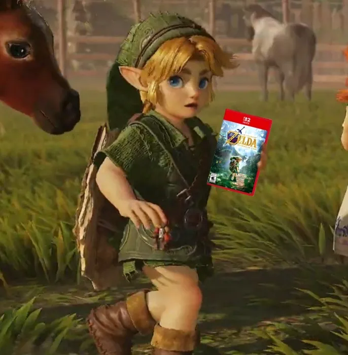 Legend of Zelda OOT remake switch 2 physical edition