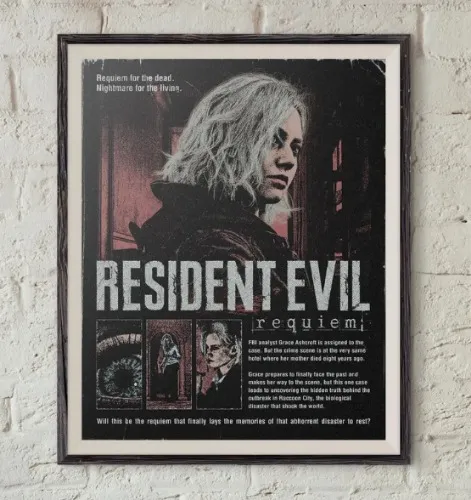 Resident Evil Requiem Print