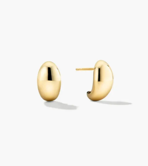 18k Gold Vermeil Dôme Huggies