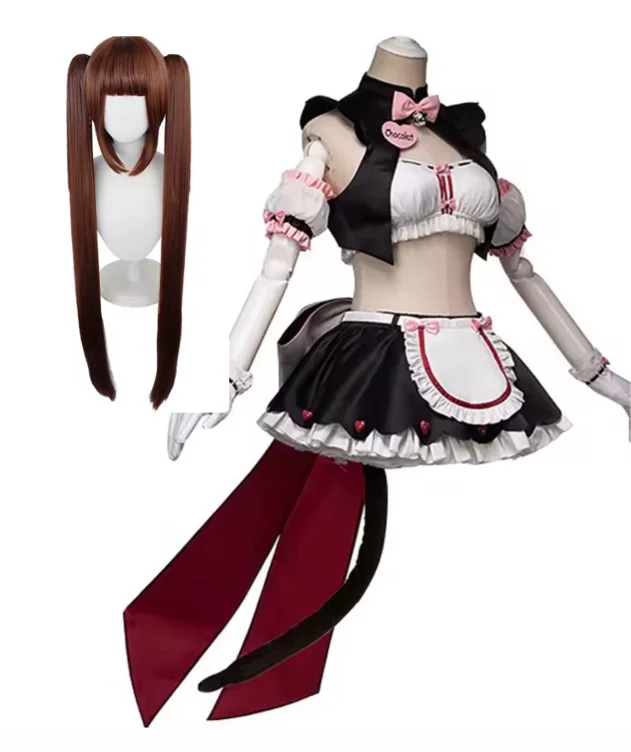 Chocola cosplay + wig 