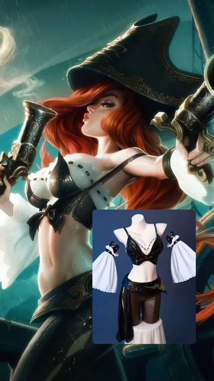 Miss Fortune: LOL - cosplay & wig