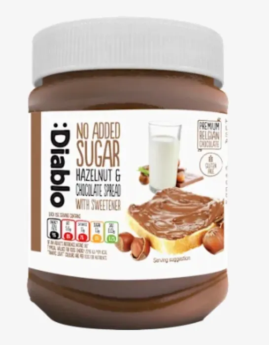 Nutella copy - Mogyorós csokoládékrém hozzáadott cukor nélkül, édesítőszerrel, 350 g
