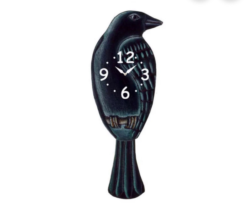 Crow Wall Clock